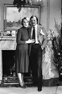 01170 Prints: Penelope Keith and Peter Bowles filming the Christmas episode of