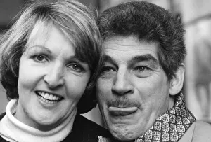 Penelope Keith and Trevor Peacock at theatre press call - January 1982 07 / 01 / 1982