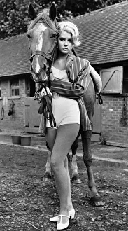Horses Prints: Penny Brahms Actress who spent her 18th birthday in the open air taking Chris