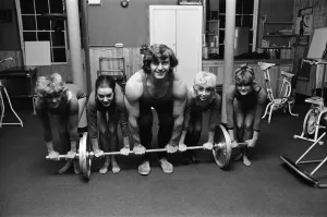 Penthouse girls football team training at David Prowse Gymnasium
