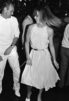 People dancing at the new nightclub Stringfellows in Covent Garden, London