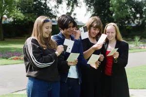 People watching a total solar eclipse at Forbury Gardens, Reading. 11th August 1999