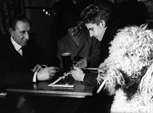 00152 Prints: Pepe the poodle smokes ten a day says Peter Nutall 1968 the owner