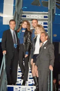 Pepsi launch its new blue can. Air France paint one of its Concorde