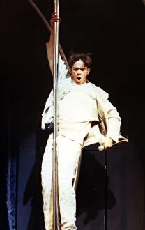 Images Dated 14th November 1993: Take That perform at the N. E. C. Birmingham. Robbie Williams