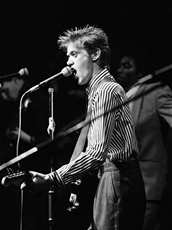 Images Dated 20th September 1985: A performance at Liver Aid, Liverpool Empire Theatre. 20th September 1985