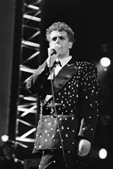 The Pet Shop Boys, performing at The Birmingham National Exhibition Centre