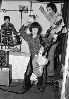 Pete Townshend, guitarist and songwriter of the British rock group The Who