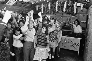 Pete Waterman, DJ at Garage disco in Coundon, Coventry. 7th August 1973
