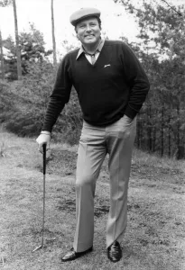 Golfer Prints: Peter Alliss, BBC TV Commentator and former English professional golfer is releasing his