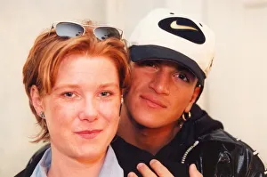 Peter Andre being interviewed prior to his concert at the Newcastle City Hall. March 1997