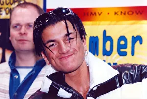 Peter Andre at Newcastles HMV store prior to his concert at the Newcastle City Hall