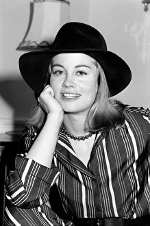 Peter Bogdanovitch and his fiance Cybill Shepherd (actress) at Claridges Hotel