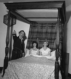 Peter Cushing appears in the comedy play Thark at the Garrick theatre with Jennie Linden