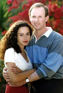 Peter Davison Actor and Esperanza Campuzano Actress satrs of the TV Programme Kinsey