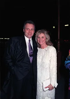 Peter Dean actor with wife Eastenders cast dinner A©Mirrorpix