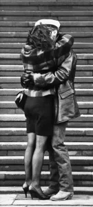00544 Prints: Peter Firth and Alexandra Pigg seen here filming a scene for the film Letter to Brezhnev