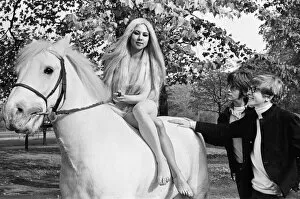 Images Dated 18th July 2014: Peter and Gordon and Lady Godiva in Hyde Park, London
