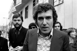 Peter Hain arrives at court with his wife Patricia he is facing charges of his