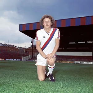00493 Prints: Peter Nicholas of Crystal Palace poses at Selhurst Park ahead of the 1977 - 1978 season