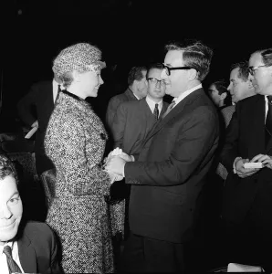 Peter Sellers and Dany Robin February 1962 at the Royal Film Performance