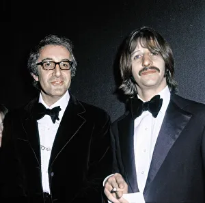 Comedians Prints: Peter Sellers with Ringo Starr at the Premiere of Oh What a Lovely War