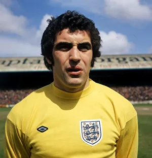 Peter Shilton England 1974 football Wales v England