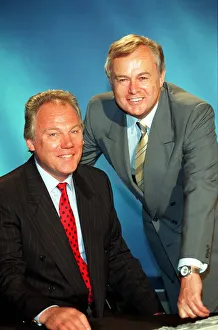Newsreader Prints: PETER SISSONS AND MARTYN LEWIS - NEWSREADERS 08 / 07 / 1993