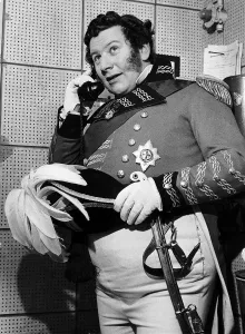 Long Prints: Peter Ustinov as King George IV at elstree film studio February 1954