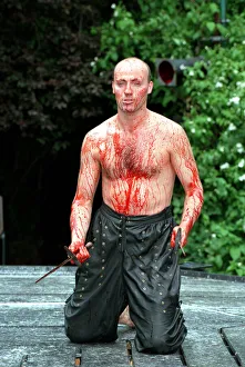 Sword Prints: PETER WOODWARD IN MACBETH AT REGENTS PARK OPEN AIR THEATRE, 1991