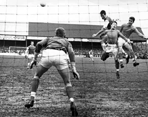 Peterborough v Swansea FA Cup 5th round match at London Road, Saturday 20th February 1965