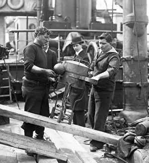 On Board Prints: Petty Officer Edgar Evans RIGHT Circa May 1910 Petty Officer Evans