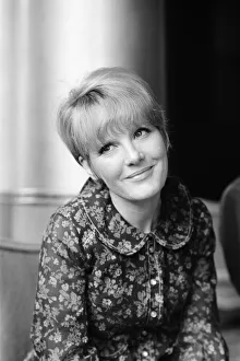 00899 Prints: Petula Clark appears at a press reception at the Savoy. She is in London to open in