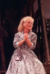 00131 Prints: Petula Clark singer actress March 1990 in a scene from the play Someone Like