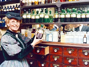 Victorian Prints: Pharmacist Margaret Pear, chairman of the Teesside branch of the Pharmaceutical Society