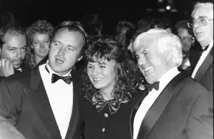 Phil Collins Pop Singer with co star Julie Walters and Buster Edwards on whose life