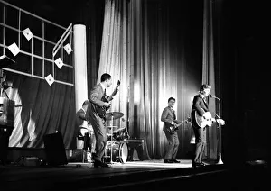 Phil Everly of ther Everly Brothers singing on stage at the Granada Cinema in East Ham