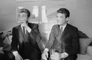 Phil (left) and Don Everly, American singing duo The Everly Brothers