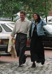 Philip Middlemiss actor in Coronation Street with his new girlfriend