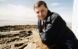 Boats Prints: Philip Missen, Hon Secretary at Porthcawl lifeboat station. 29th April 1998