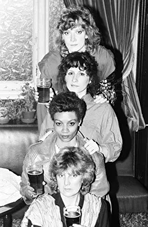 Lager Prints: Photo-call for Widows, a new six part crime drama from Euston Films for Thames Television