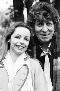 Photocall - Doctor Who, actor Tom Baker - the 4th Doctor - pictured with fellow Time Lord