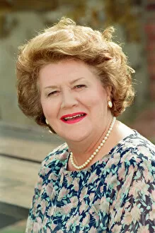 Images Dated 2nd August 1992: Photocall for new BBC production Keeping up Appearances. Patricia Routledge