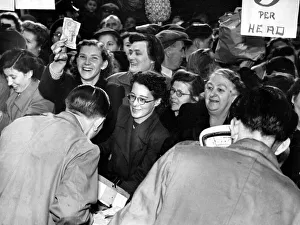 Market Trader Prints: This photograph featured in the Evening Chronicle in September 1953