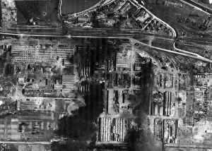Photographic reconnaissance shows that RAF Bomber Commands attack on the S. A