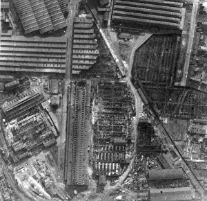 Photographs taken after the second heavy raid on Essen on the night of 12-13th March 1943