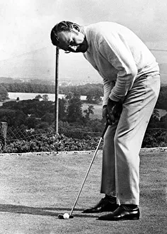 Golfer Prints: Piccadilly Medal Tournament at Southdown Golf Club - Golfer Dave Thomas. 30th July 1970