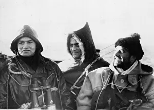 Cold Prints: Picture highlighting the the bitter cold conditions of the Artic region