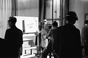 00862 Prints: Picture Page television magazine programme seen here being broadcast from the BBC studios