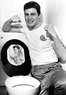 A picture from a series of humurous novelty images taken by Sunday People photographer